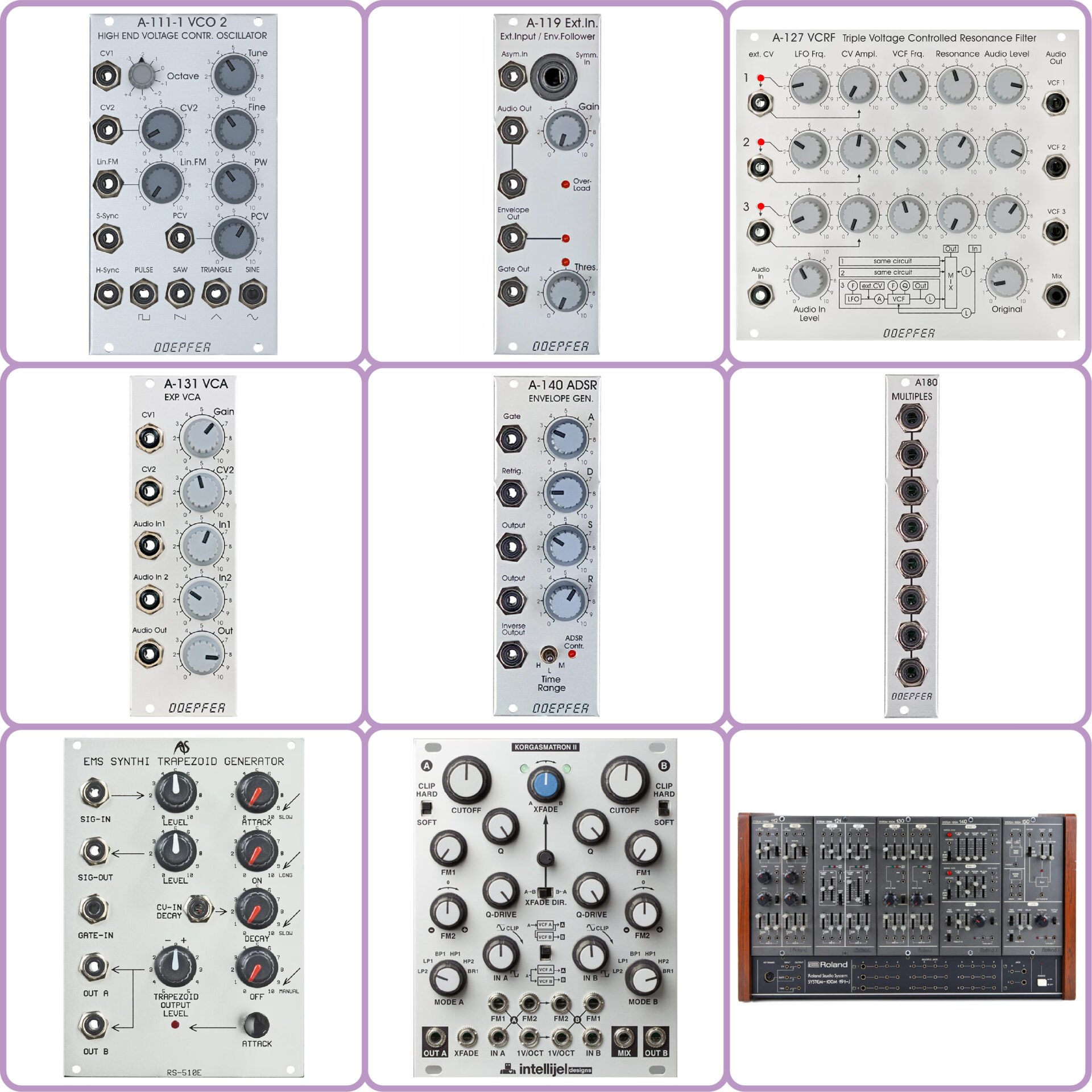 私を構成する9つのモジュール